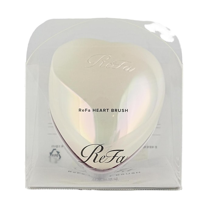 Heart Brush  Aurora White