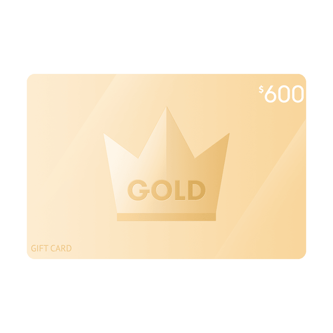【GOLD专属优惠券立减$36】亚米电子礼卡 价值$600