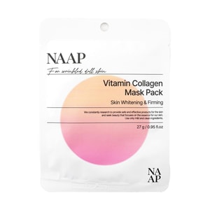 비타민 콜라겐 마스크팩 - 피부 미백 및 탄력 강화 0.95 fl. oz