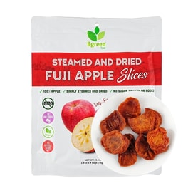 Steamed & Dried Fuji Apple Slices , 9.87 oz【No Sugar No Added】