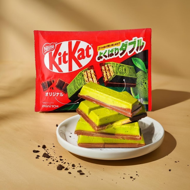 KIT KAT Mini Bar Chocolate #Double (Original+Matcha) 10 Sheets