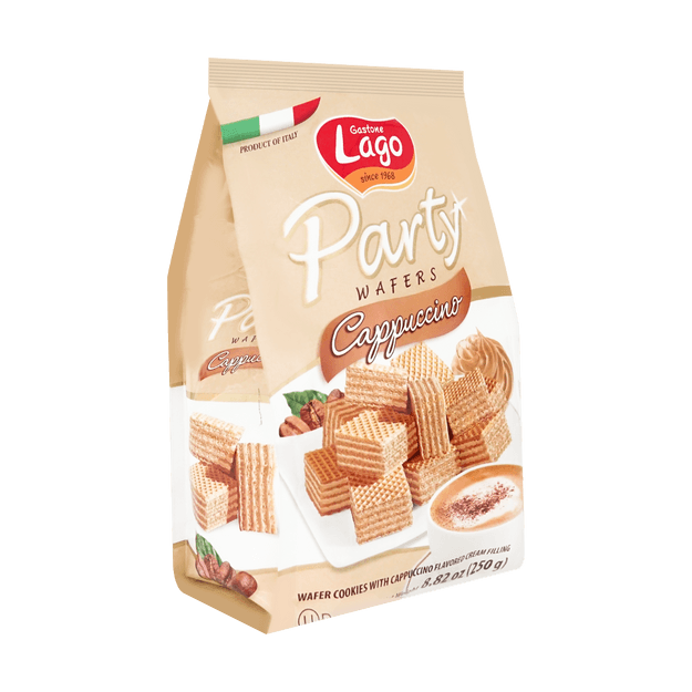 Gastone Lago Party Wafers Cappuccino 250g 9553