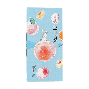 White Peach Hangetsu Wafer Crackers,2.1 oz [Seasonal Limited] [Crispy Cream Sandwich]