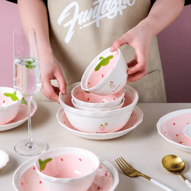 Strawberry Series Rice Bowl 4.75"