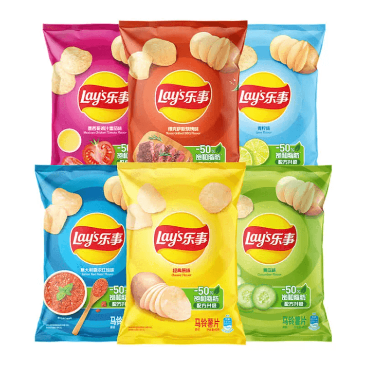 中国直送】Lay's/レイズ ポテトチップス オリジナルカット袋