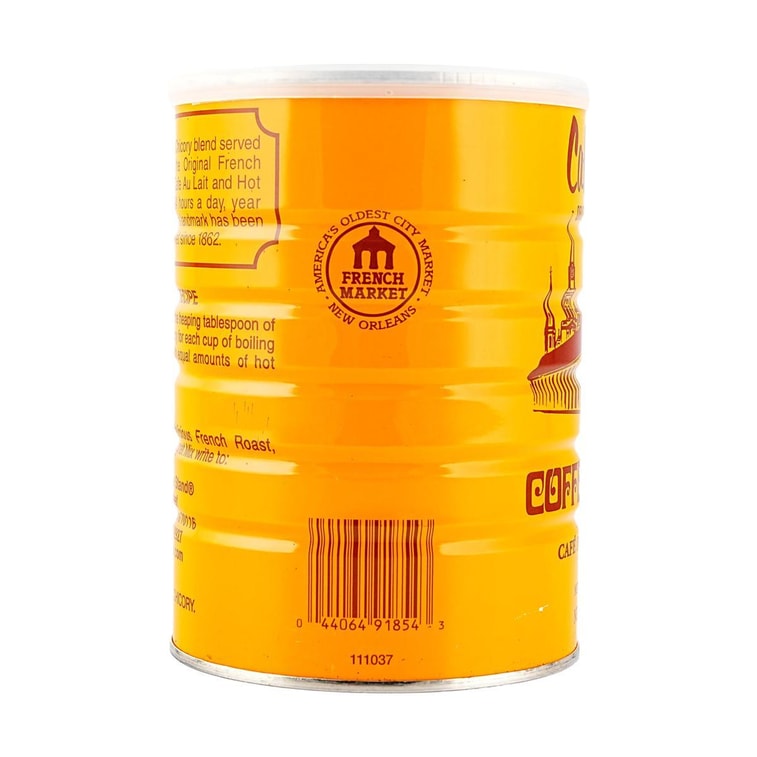 法國CAFE' DU MONDE 菊苣咖啡粉 425g【深度烘焙 法式香醇】【低咖啡因】 4