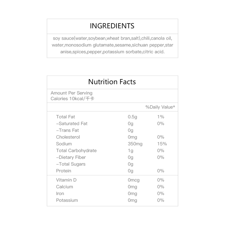 Sauce pimentée, 12.35 oz【Saveur authentique du Sichuan】 4