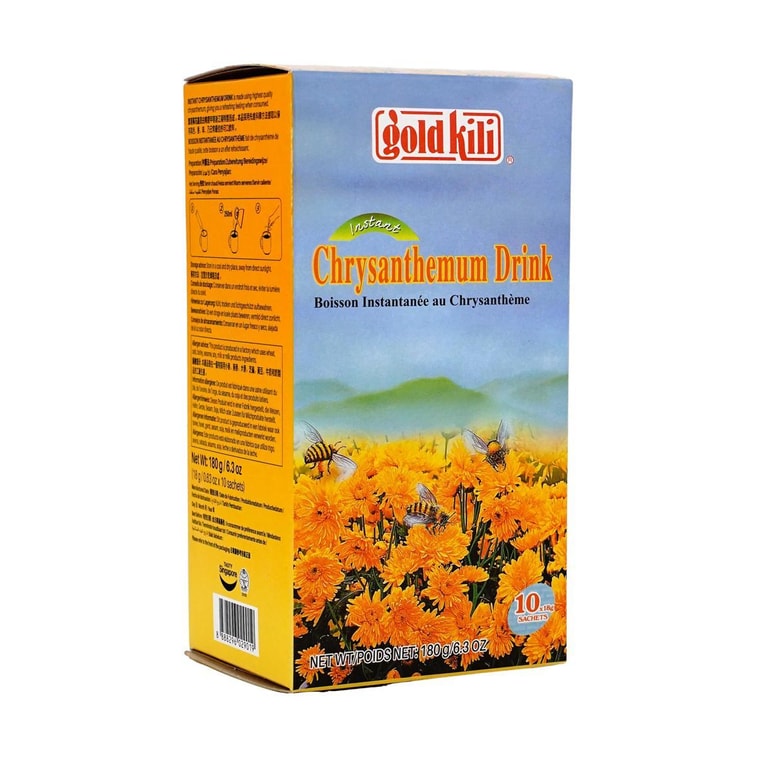 新加坡GOLD KILI 金麒麟 蜂蜜菊花晶即溶飲品 10包入 180g 7