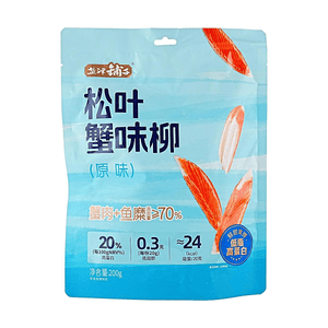 Snow Crab Flavored Fish Cake 7.1oz【High Protein Low Fat】【Fresh Sweet and Tender】