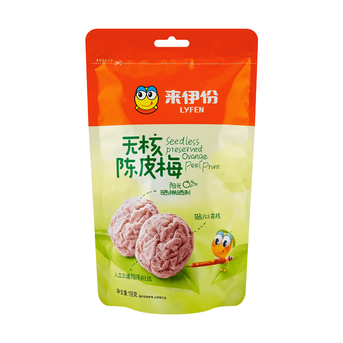 来伊份 无核陈皮梅 118g 怎么样 - 亚米网