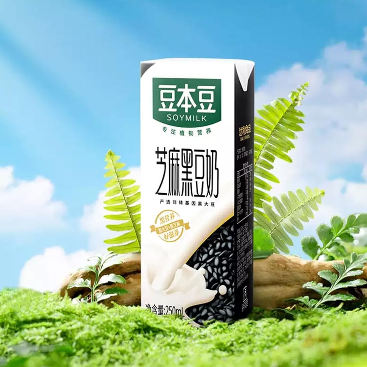 DOUBENDOU Sesame Black Soy Milk, 8.45 fl oz - Yami.com