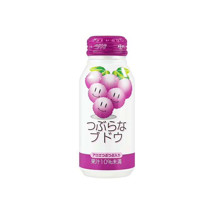 日本JAFOODS 有機水果果粒果汁飲料 葡萄味 190g 【飽滿果粒 一口滿足】