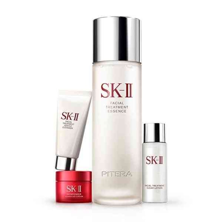 日本SK-II||神仙水紧致护肤精华套装||护肤精华露230ml 清莹露30ml 红瓶