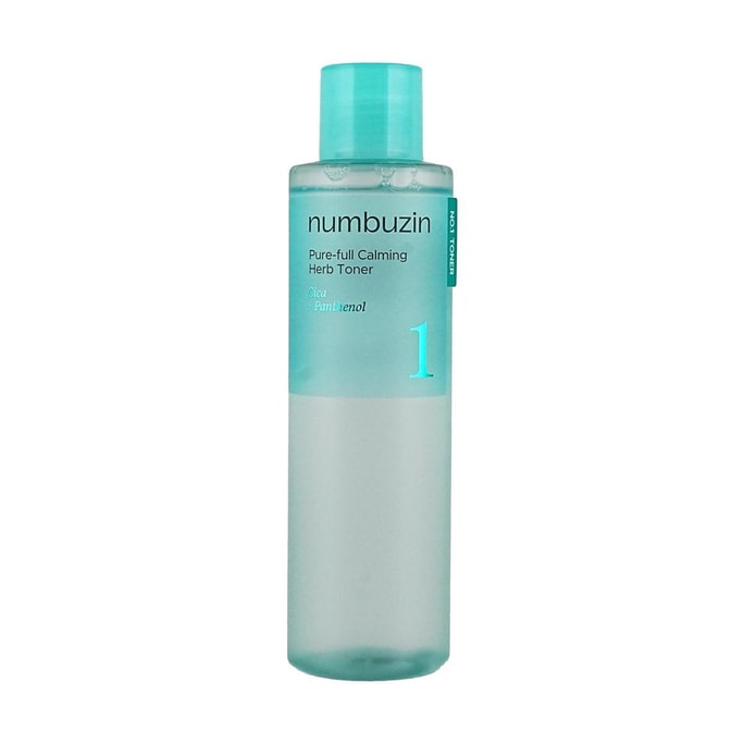No.1 Pure-Full Calming Herb Toner, Cica+Panthenla, 10.14 fl.oz.
