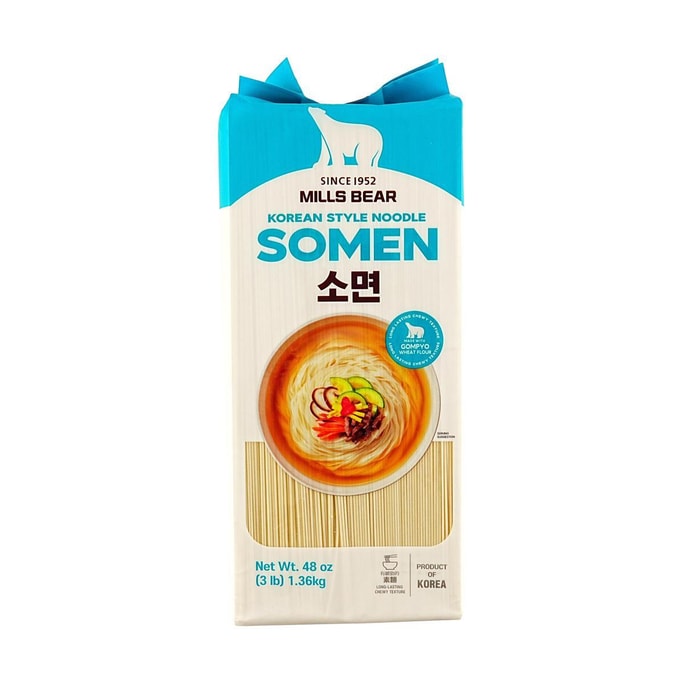 韓國GOMPYO白熊 韓國素麵 乾麵 1.36kg