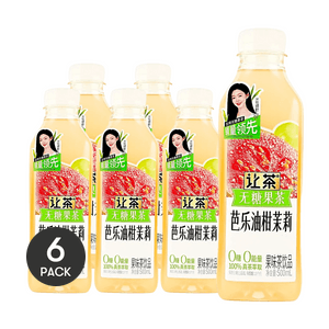 让茶 芭乐油柑茉莉茶 无糖果茶 500ml *6【6份超值装】【0糖0脂0卡】