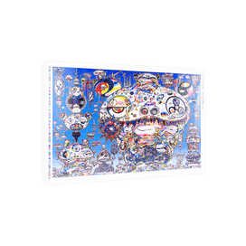 村上隆 レインボースマイリー WEBショップにて村上隆の新作版画「レインボースマイリー」を