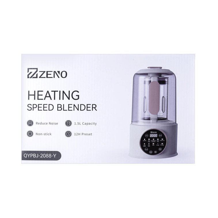 ZENO 静音破壁机料理机 搅拌机豆浆机果汁机 密封隔音罩果蔬机 低噪音 1500ml大容量 QYPBJ-2088-Y 4
