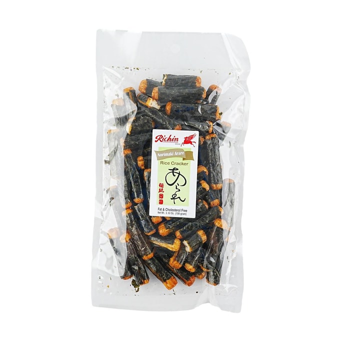 Rice Cracker W/Seaweed,3.5 oz