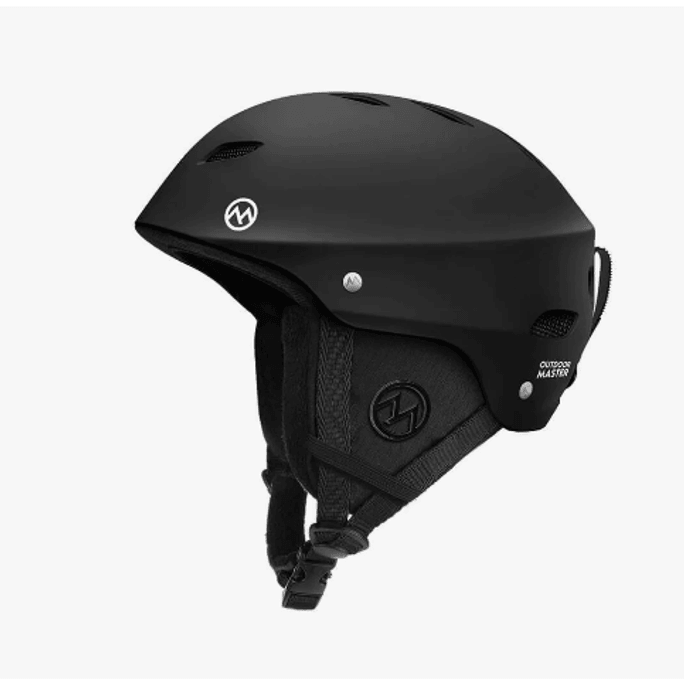 滑雪必備Kelvin滑雪頭盔 OutdoorMaster 美國國家滑雪隊的官方合作品牌 男女通用 - (Black M)