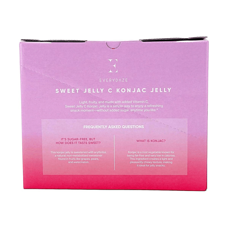 Vitamin C Konjac Jelly, 5.07 fluid ounces x, 10 Pack, vegan, zero sugar, low calorie, slimming and beauty, strawberry fl 4
