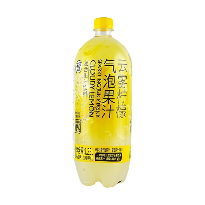 Cloud Mist Lemon Sparkling Fruit Juice 1.25L