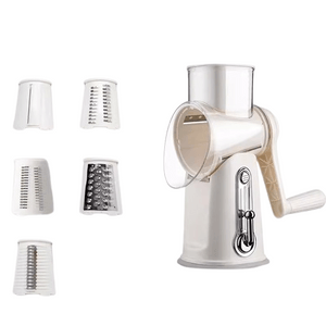 Vegetable cutter kitchen household multifunctional slicer cutter machine machine cream white 6 blades