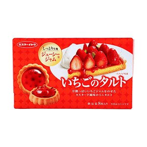 日本MR. ITO伊藤先生 草莓挞 草莓果酱夹心饼干 73g