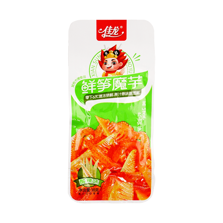 佳龍 鮮筍魔芋爽 酸辣味 20包入 360g 6