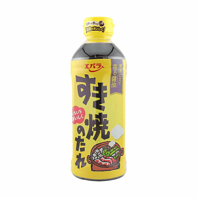 日本 EBARA荏原 壽喜燒火鍋醬汁 500ml 【鰹魚風味】【醇香醬油】