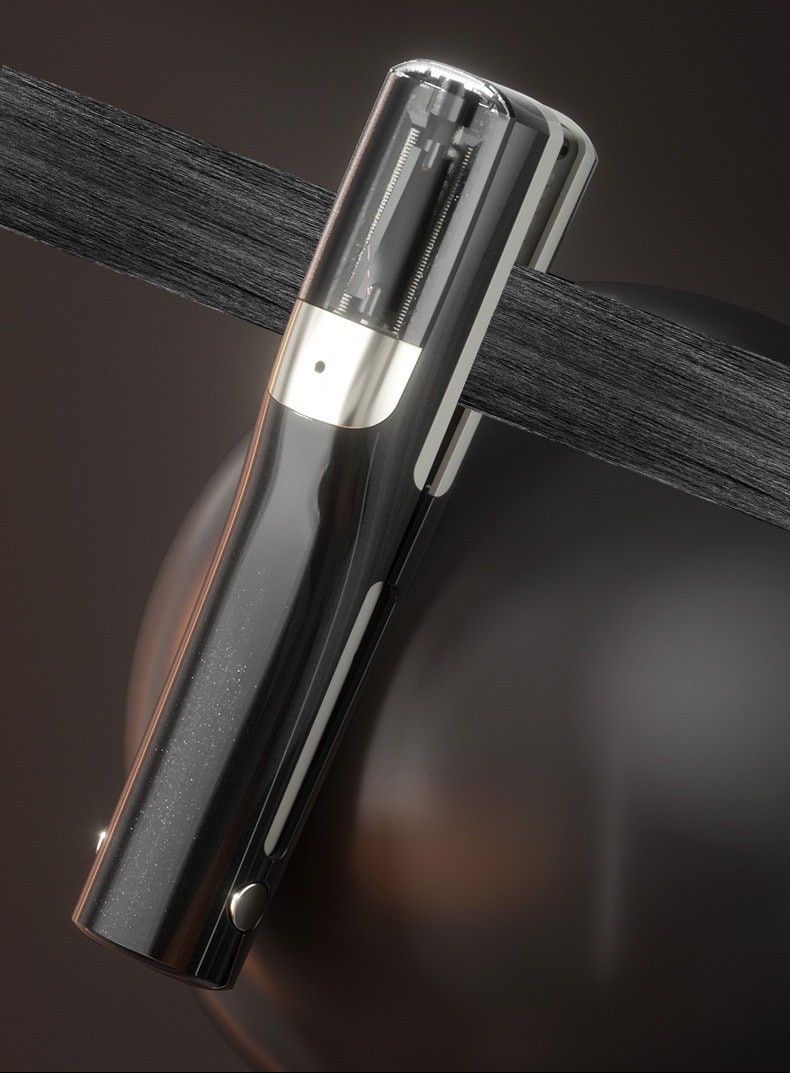 【中國直郵】 晶雅家 炸毛救星! 電動頭髮分岔修剪器 碎發打理神器 黑色一隻裝