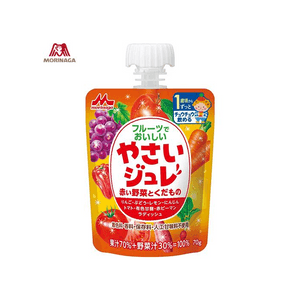 【日本直送】森永乳業 野菜ゼリー 70g お子様向けおやつ（1歳以上）