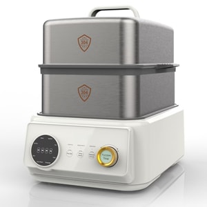 lemuugo 110V不锈钢电蒸锅 电火锅 大容量 15L