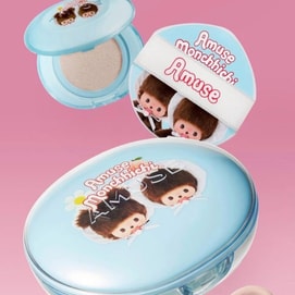 Airy Fit Pore Cover Cushion, #01 Airy, With Refill, Monchhichi Limited Edition Collaboration