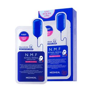 韓國MEDIHEAL美迪惠爾 NMF水庫新升級水潤面膜 27ml*10片入 #緊緻彈性 飽滿嘭彈不垮臉 密集補水保濕 視黃醇提拉彈性