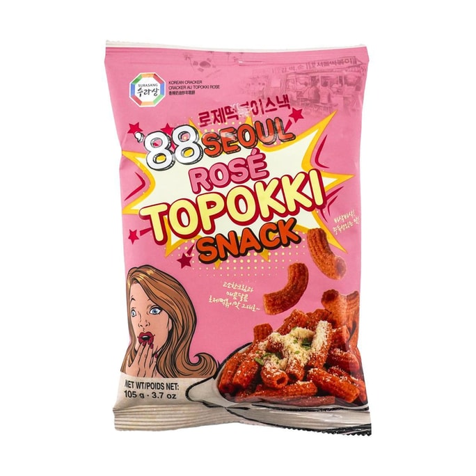 '88 Seoul Rose Tteokbokki Snack 3.7 oz