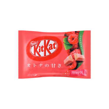 日本NESTLE雀巢 KitKat 夹心威化巧克力 树莓味
