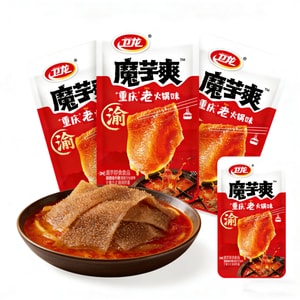 Konjac Snack [New Flavor Again] Chongqing Old Hotpot Flavor Vegetarian Tripe 10g*10 Packs Spicy Strips Spicy Slices