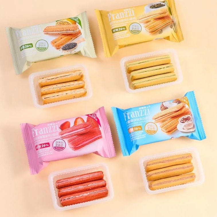 FRANZZI パッションフルーツチアシードサンドクッキー（10枚入り）【低糖クッキー ほんのり甘い新商品】 6