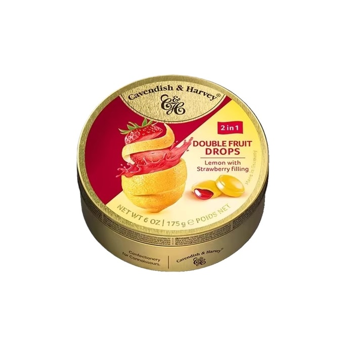 Fruit & Mint Hard Candy - Tin Box New Year & Wedding Assorted Flavors 175g