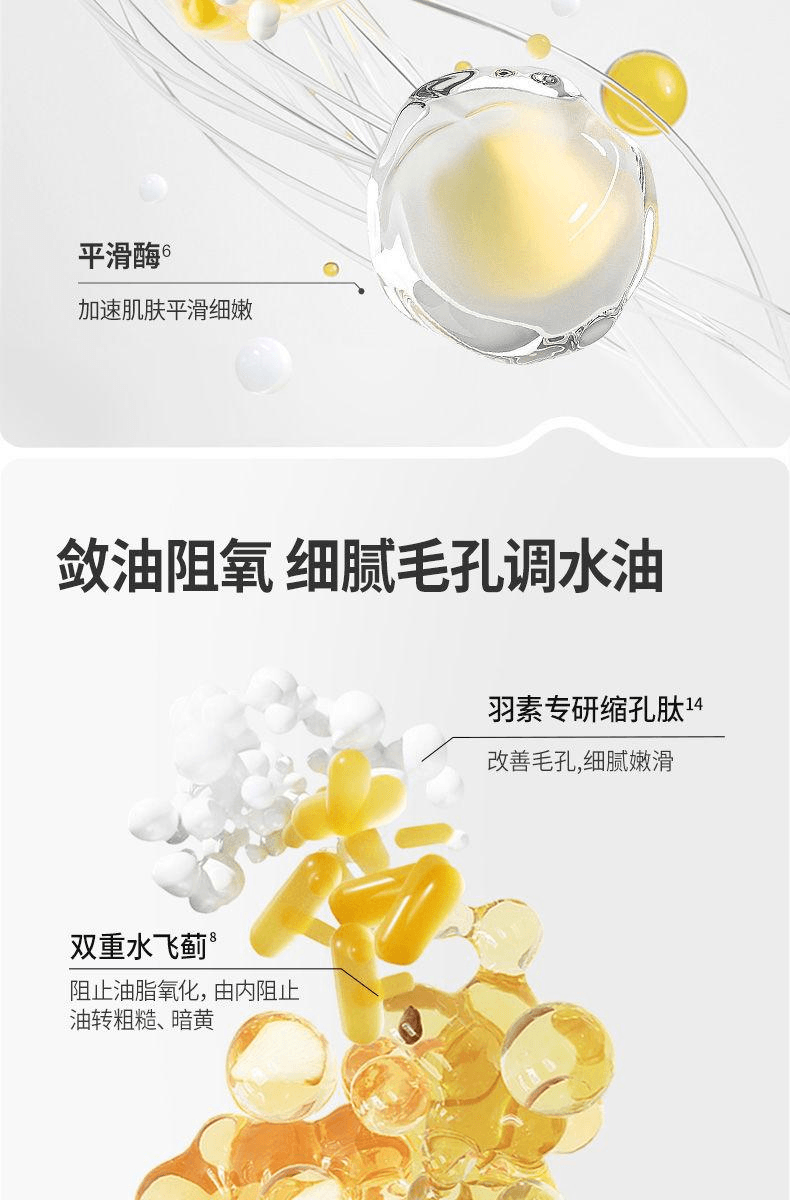 【中国直邮】 羽素 闭口水110ml