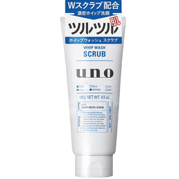 【日本直郵】日本SHISEIDO資生堂 洗面乳潔面乳臉部清潔 吾諾UNO 藍色130g