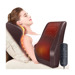Back Massager Neck Massager with Heat, Shiatsu Massage Pillow for Pain Relief Massagers for Neck and Back, Shoulder, Leg, Christmas Gifts for Men Women Mom Dad, Stress Relax