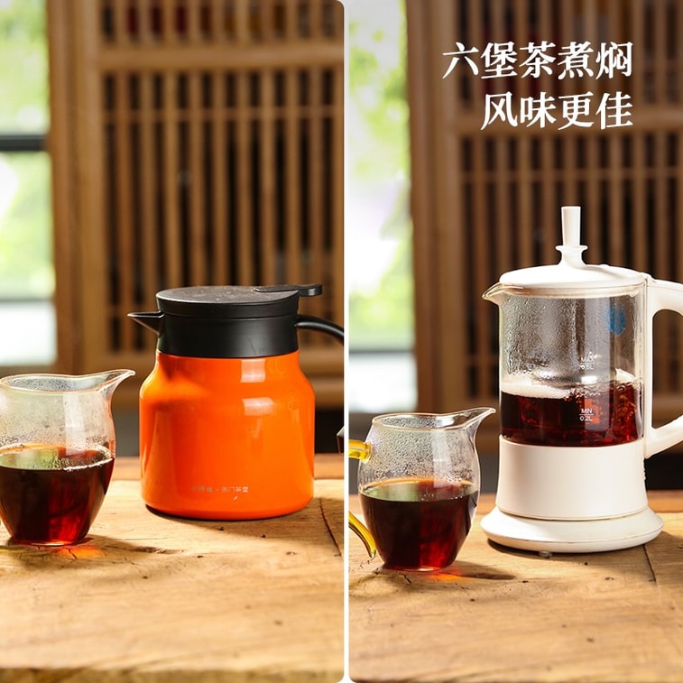 ジュニアシスターズティーレビュー：2008年金賞受賞の桂微六宝茶、最高級の一番茶、コレクターグレードの乾燥貯蔵熟成茶、解毒作用、胃腸の働きを良くし、脂質を下げる、高級な味わい、最高級の柔らかく滑らかな小豆のスープの食感、100g 6