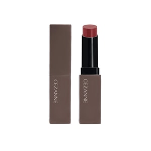 【日本直郵】CEZANNE倩麗 黑管口紅 持色唇膏 水潤持久不掉色 #01無花果豆沙 3.7g