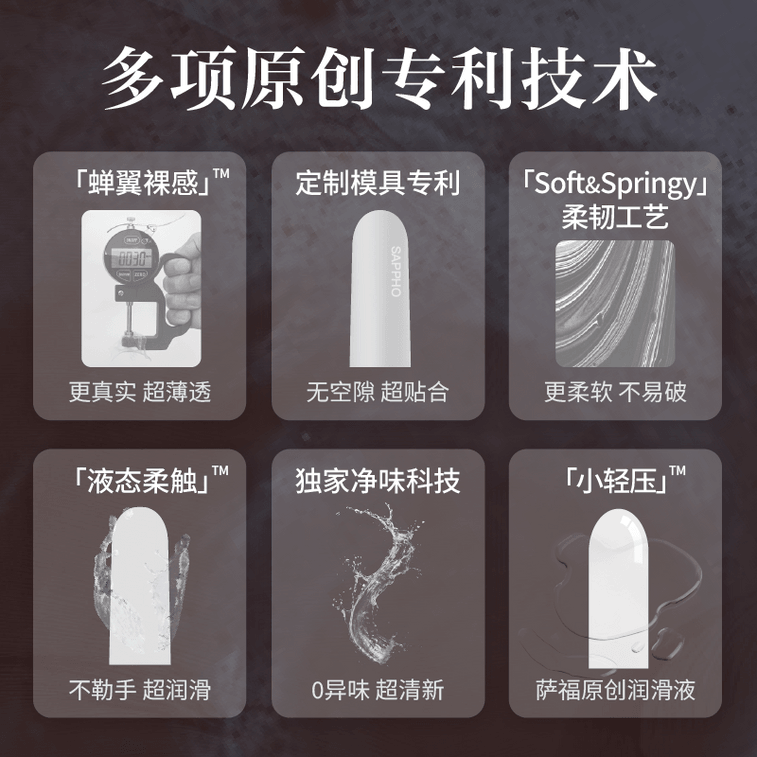 Sappho の画期的な新製品、「Cthulhu」マルチテクスチャ医療用レズビアン セックス フィンガー スリーブ、使い捨て大人用製品、12 個パック。 4