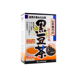 日本YAMAMOTO山本汉方制药  黒豆茶100% 补肾健脾防脱发 美容养颜 排毒减肥 30包入