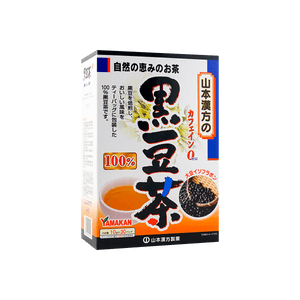 日本YAMAMOTO山本汉方制药  黒豆茶100% 补肾健脾防脱发 美容养颜 排毒减肥 30包入