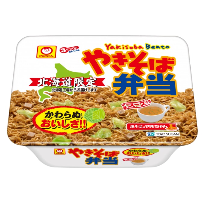 【日本直邮】 日本 东洋水产 Maru-chan炒面便当 北海道限定杯装炒面 132g