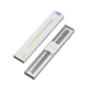 【Titanium Space Silver】Pure Titanium Chopsticks 2‑Pairs 1‑Pack